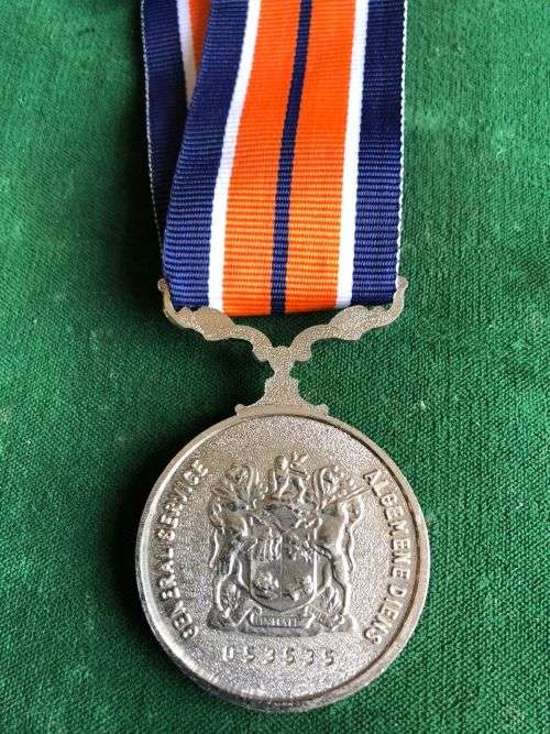 SADF GENERAL SERVICE MEDAL-FULL SIZE-NUMBERED- 1987