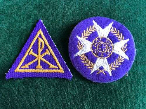 CHAPLAIN CLOTH-FIELD DRESS BADGE