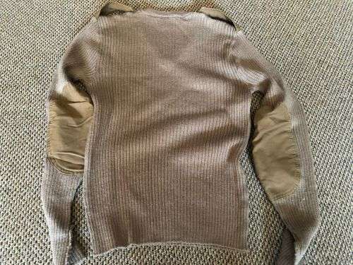 SADF PERIOD WOOL JERSEY SIZE MEDIUM-MEASURES 50CM ARMPIT TO ARMPIT-GOOD CONDITION