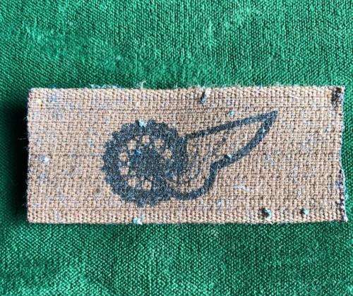 SA ARMY (SWA) WINGED CYCLE,CLOTH BADGE ,FARD FIELD DRESS