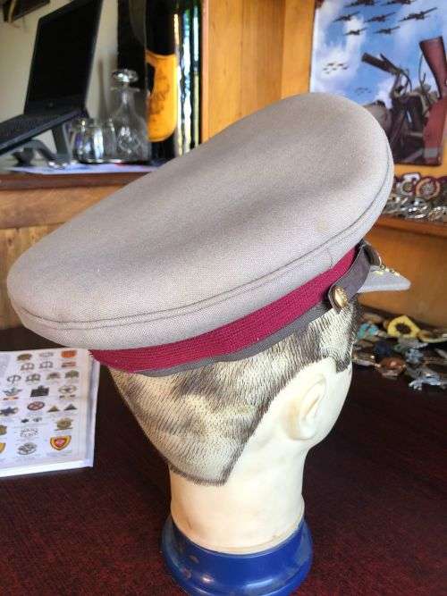 SA MEDICAL SERVICE HIGH RANKING OFFICERS PEAKED CAP-SIZE 58-GOOD CONDITION