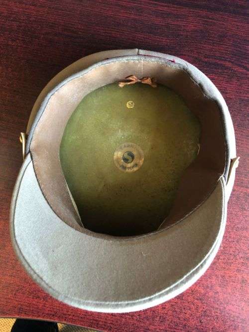 SA MEDICAL SERVICE HIGH RANKING OFFICERS PEAKED CAP-SIZE 58-GOOD CONDITION