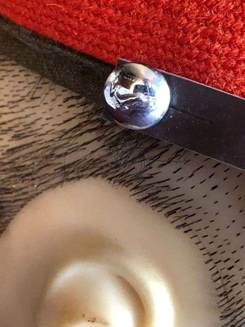 SA ARMY SENIOR OFFICERS STAFF QUALIFIED PEAKED CAP-APPROVED 1978-SIZE 56-GOOD CONDITION