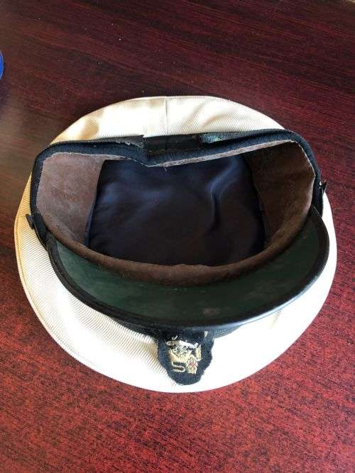 SA NAVY PEAKED CAP FOR OTHER RANKS- INSIDE RING MEASURES 55 CM