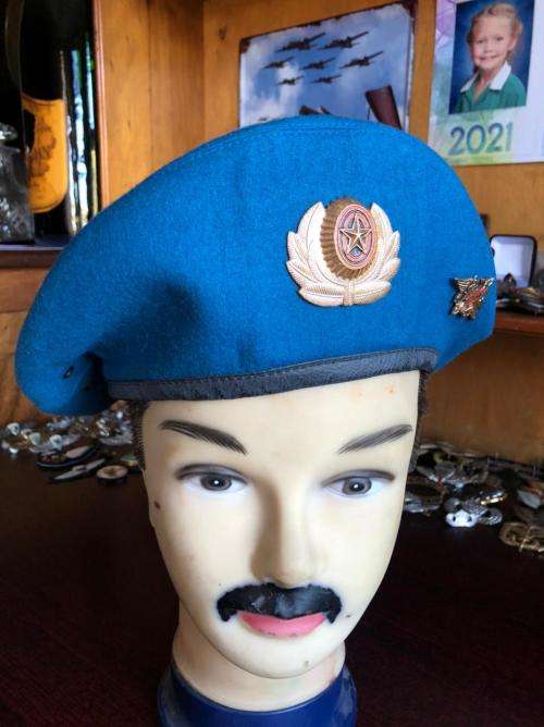 RUSSIAN BERET SIZE 59-VERY GOOD CONDITION