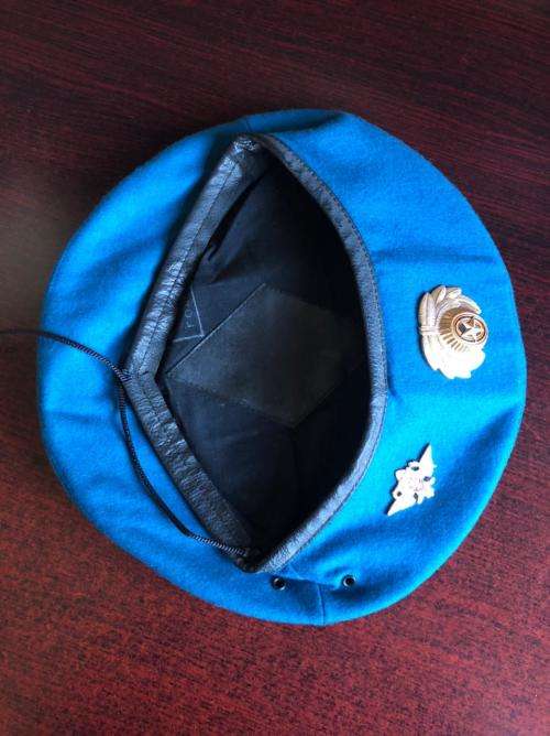 RUSSIAN BERET SIZE 59-VERY GOOD CONDITION