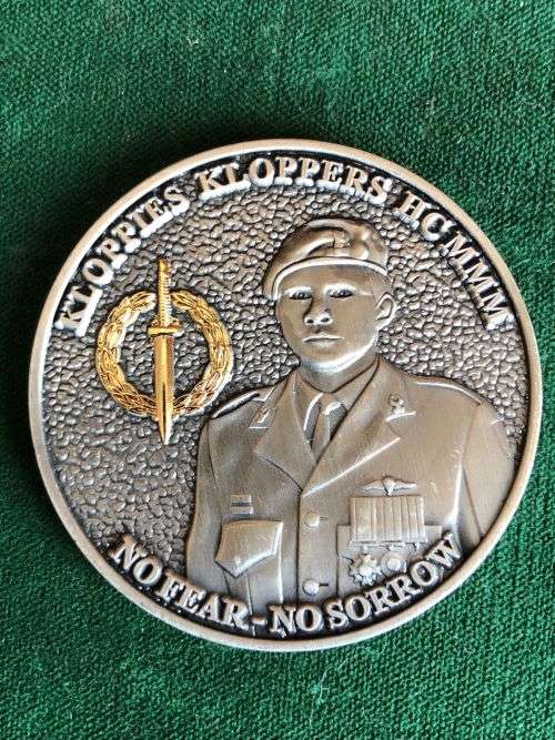 1 RECCE REGT. CHALLENGE COIN -DIAMETER 50 MM NO 15 OF ONLY 30