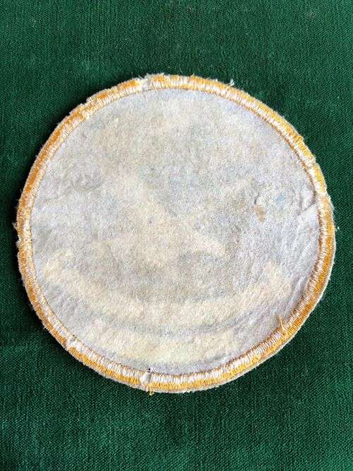 1 PARACHUTE BATTALION ROUND PATCH -DIAMETER 9CM-THIS WAS FOR THE INSTRUCTORS T-SHIRT- SCARCE