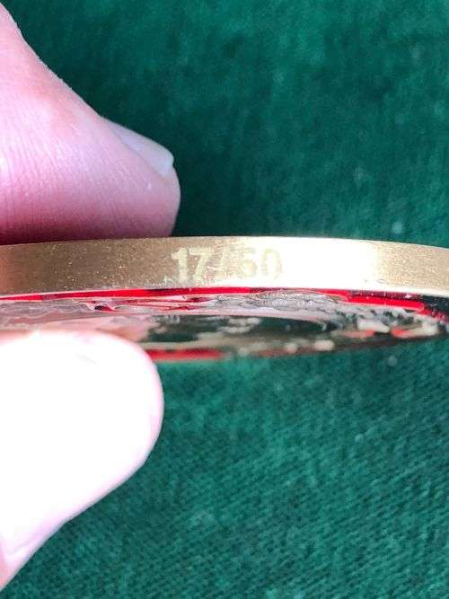 RUSSIAN SPECIAL FORCES CHALLENGE COIN NO 17/50 (NUMBERED) DIAMETER 50 MM