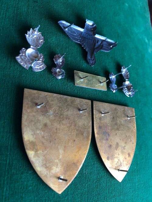 44 PARA BRIGADE-FIELD ENGINEER SQUADRON BERET,COLLARS,OFFICERS MESS DRESS COLLARS,BERET BAR AND FLAS