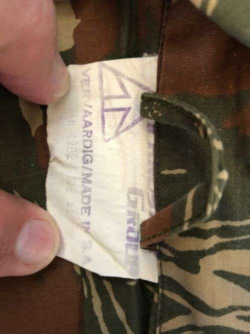 KOEVOET CAMO LONG SLEEVE SHIRT-EXTRA LARGE-MEASURES 65CM ARMPIT TO ARMPIT-3 BUTTONS MISSING-2X SMA