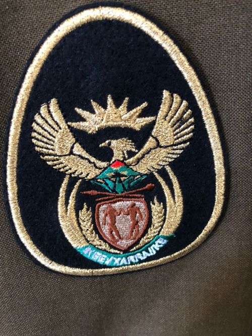 STEP OUT JACKET FOR WARRANT OFFICER CLASS 1-COMES WITH RANKS,LANYARD AND MARKSMAN BADGE-SIZE MEDIUM-