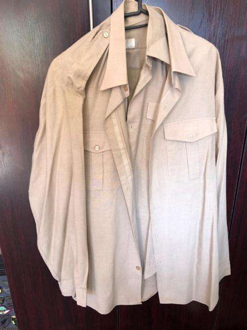 SADF PERIOD STEP OUT JACKET -SOLD WITH TROUSERS-SIZE 28,INSEAM 81CM 2X SHIRTS,BOTH MEDIUM-MEASURES 5