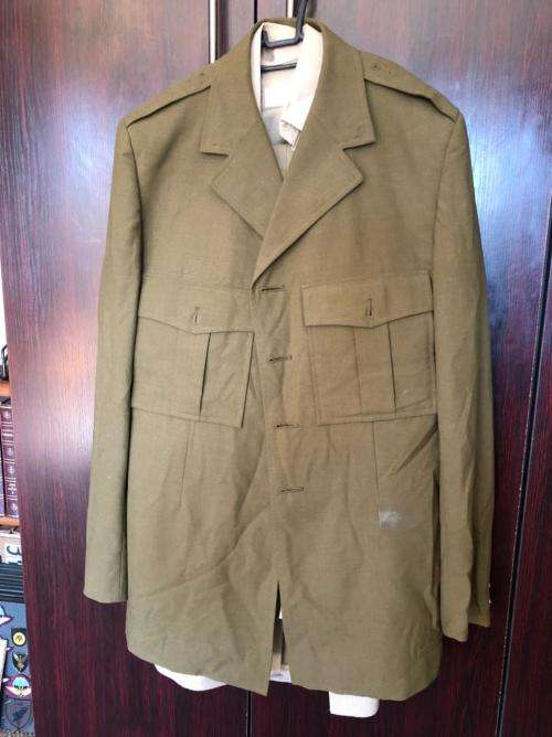 SADF PERIOD STEP OUT JACKET -SOLD WITH TROUSERS-SIZE 28,INSEAM 81CM 2X SHIRTS,BOTH MEDIUM-MEASURES 5
