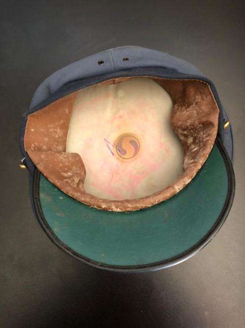 VINTAGE POLICE PEAKED CAP SIZE 55