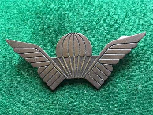 RHODESIA SELOUS SCOUTS WING FOR PLAQUE-MEASURES 108 MM- 2 PINS