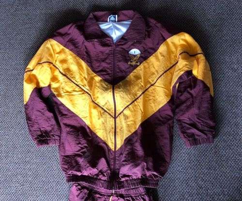 1 PARACHUTE BATTALION ORIGINAL TRACKSUIT-TOP SIZE MEDIUM-MEASURES 60CM ARMPIT TO ARMPIT-TROUSERS SIZ