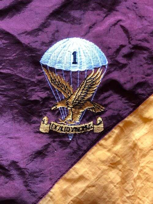 1 PARACHUTE BATTALION ORIGINAL TRACKSUIT-TOP SIZE MEDIUM-MEASURES 60CM ARMPIT TO ARMPIT-TROUSERS SIZ
