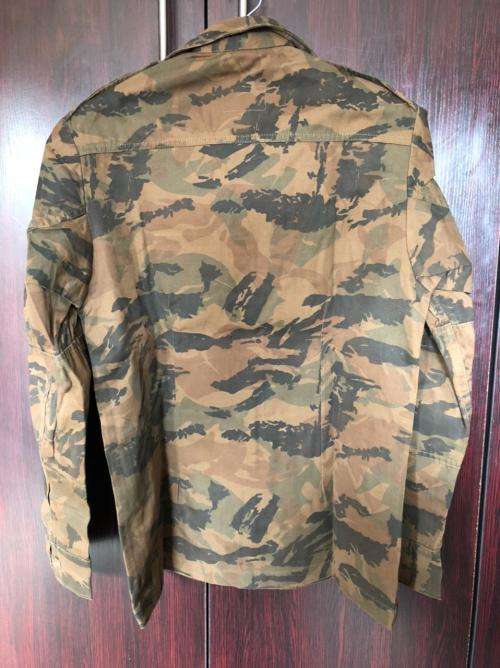 SA RAILWAY POLICE CAMO,LONG SLEEVE SHIRT SIZE MEDIUM-MEASURES 55 CM ARMPIT TO ARMPIT-CONDITION USED