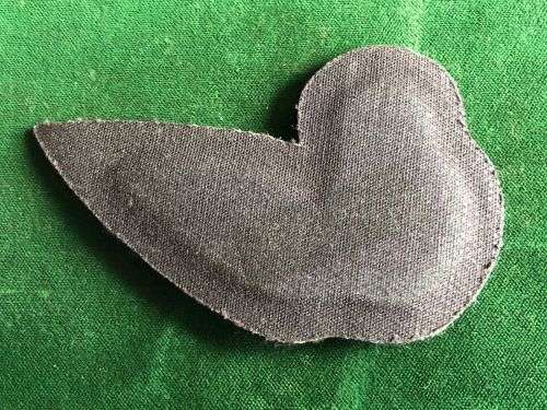 RAF INSTRUCTORS PARACHUTE WING-POST WAR-PADDED