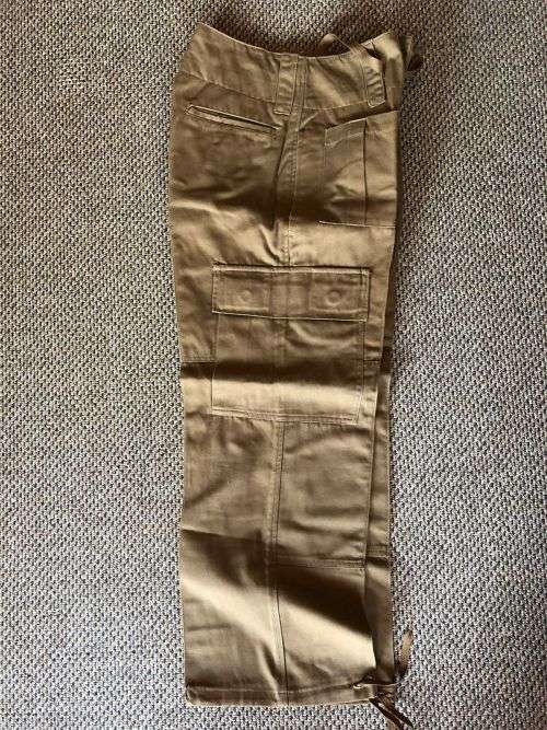 SADF BORDER WAR PERIOD NUTRIA TROUSERS -SIZE 30 WITH PIPE LENGTH OF 64 CM- CONDITION-USED,VERY GOOD