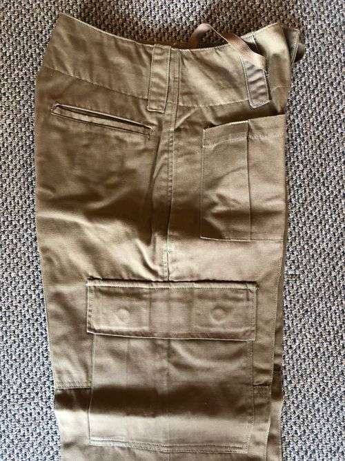 SADF BORDER WAR PERIOD NUTRIA TROUSERS -SIZE 30 WITH PIPE LENGTH OF 64 CM- CONDITION-USED,VERY GOOD