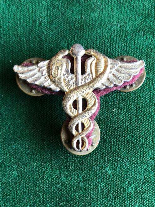 SA MEDICAL SERVICES, BI METAL ,DOCTORS BREAST BADGE- 3 PINS