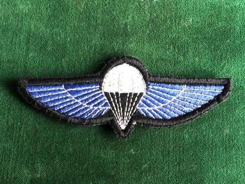 HUNTERS GROUP PARA WING-BLUE WING WITH WHITE CHUTE FOR WORK CLOTHES