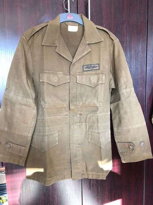 SADF PERIOD NUTRIA JACKET-SIZE MEDIUM-MEASURES 55 CM ARMPIT TO ARMPIT-CONDITION USED -GOOD