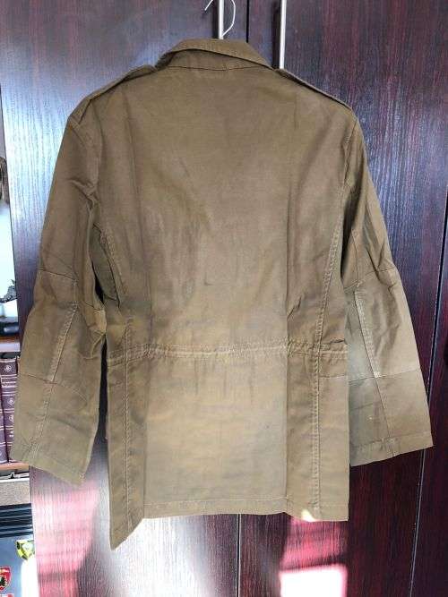 SADF PERIOD NUTRIA JACKET-SIZE MEDIUM-MEASURES 55 CM ARMPIT TO ARMPIT-CONDITION USED -GOOD
