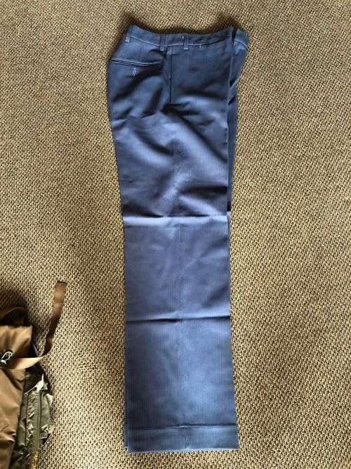 VINTAGE POLICE TROUSERS-SIZE 32-PIPE LENGTH 85 CM-USED BUT GOOD CONDITION