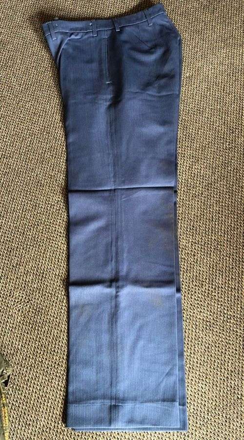 VINTAGE POLICE TROUSERS-SIZE 32-PIPE LENGTH 85 CM-USED BUT GOOD CONDITION