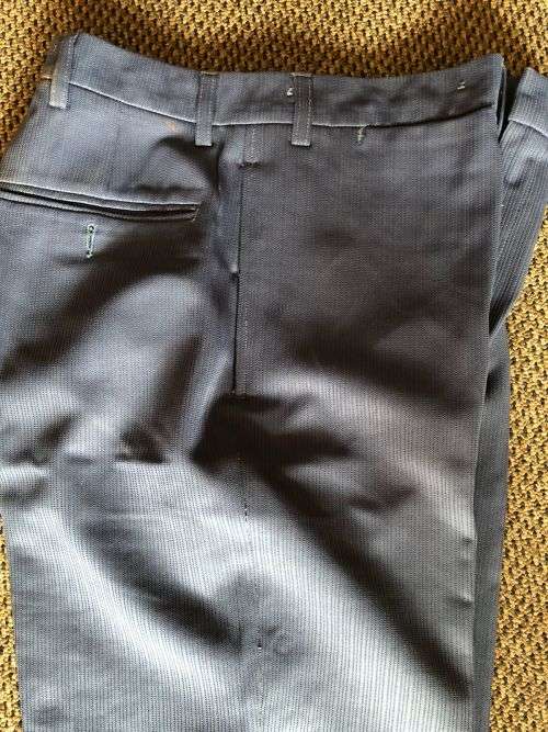 VINTAGE POLICE TROUSERS-SIZE 32-PIPE LENGTH 85 CM-USED BUT GOOD CONDITION