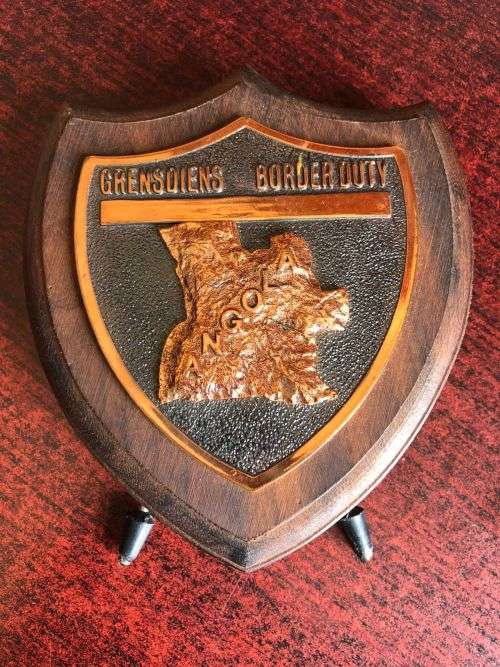 BORDER DUTY-ANGOLA-PLAQUE