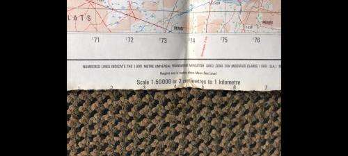 RHODESIAN MAP- 1:50 000 SCALE-CHIKONYORA 1630 D4 AREA-MEASURES 59 X 65 CM