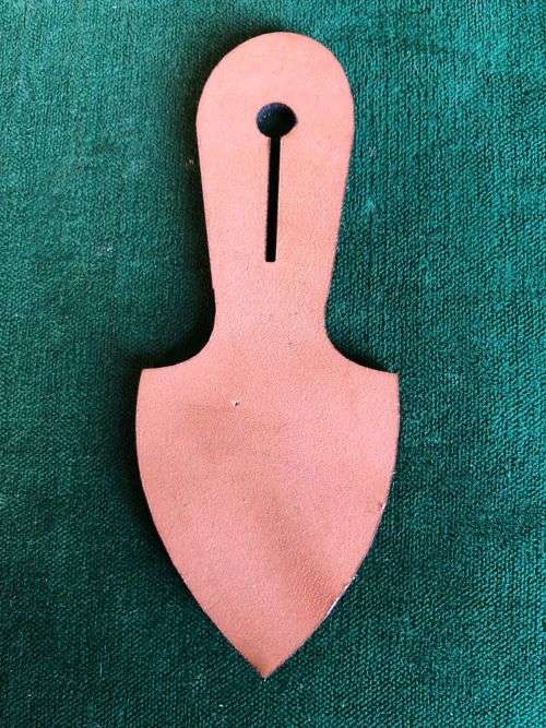 SA ARMY LEATHER FOB BADGE BACKING