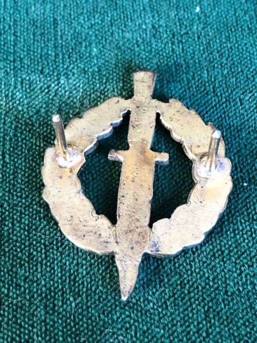 RECCE-PROPOSED GOLD MESS DRESS OPERATOR QUALIFICATION BREAST BADGE- 2 PINS