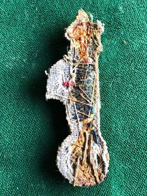 ITALIAN MILITIA OFFICERS,BULLION EMBROIDERED,CAP BADGE- MEASURES 54 MM