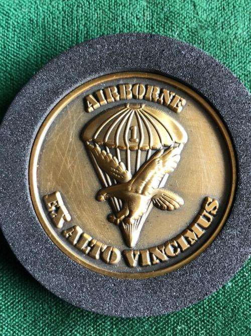 1 PARA BATTALION 5TH REUNION CHALLENGE COIN-NUMBERED 119-DIAMETER 35 MM