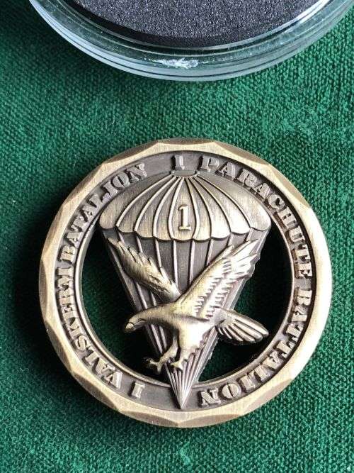 1 PARACHUTE BATTALION-NUMBERED NO 274 CHALLENGE COIN-DIAMETER 38 MM