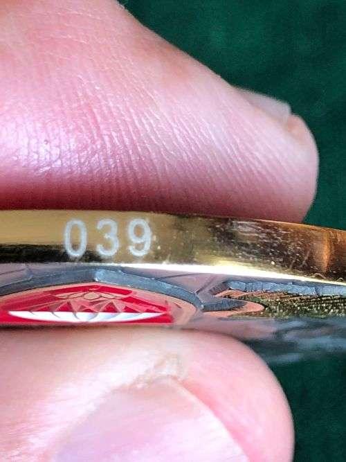 CAPE CANOPY 30 YEARS CHALLENGE COIN-DIAMETER 45 MM-NUBERED 039