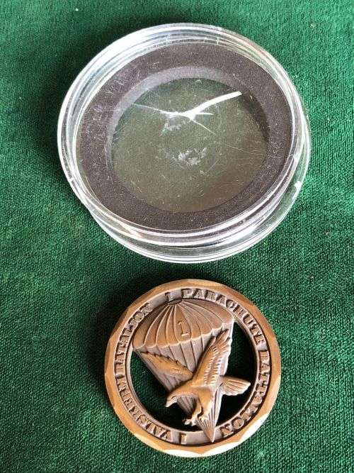 1 PARA BATTALION CHALLENGE COIN NUMBERED 273-DIAMETER 36 MM