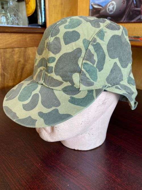 US-VIETNAM EARLY WAR,DUCK HUNTER CAMO CAP-SCARCE