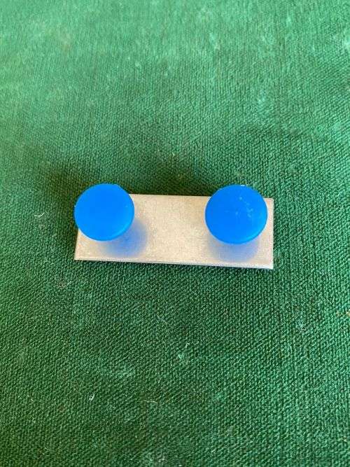 COMMANDO BERET BAR -GREEN/ SAFFRON/ GREEN-LARGER 2ND PATTERN-ORIGINAL- 2 PINS