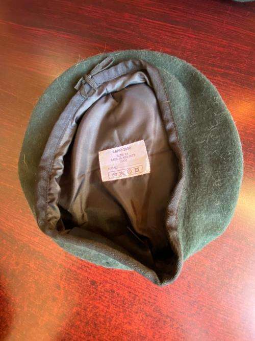 SA INFANTRY BERET-SIZE 61-VERY GOOD CONDITION