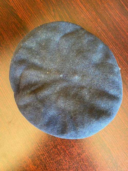 SA ARMY BERET,DARK BLUE DATED 1977/78-INSIDE RING MEASURES 51 CM
