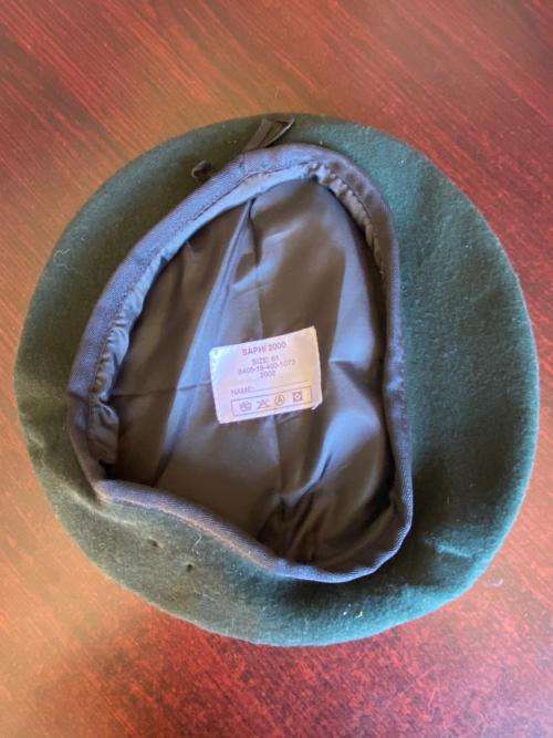 INFANTRY BERET SIZE 61-VERY GOOD CONDITION