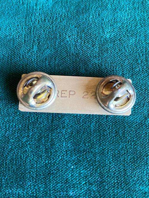 SA INFANTRY CORPS BERET BAR -3RD TYPE - GREEN/ BLACK/ GREEN-RESTRIKE 2 PINS