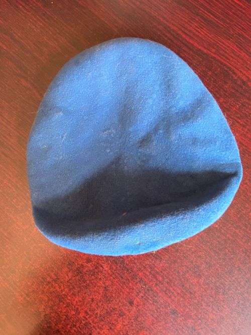 SADF ORDNANCE SERVICE CORPS BERET -INSIDE RING MEASURES 47CM