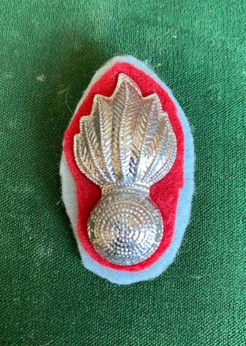 ANTI AIRCRAFT CORPS CHROMED CAP BADGE-APPROVED IN 1977- 2 PINS